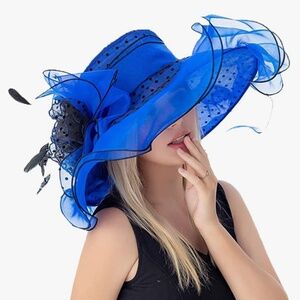 Blue Fascinator